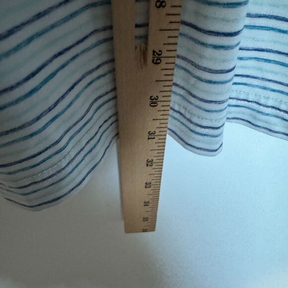 Vineyard Vines Polo Shirt Large Blue Green On the Go Performance OTG Sankaty - Picture 10 of 10